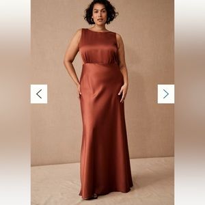 BHLDN BECKETT DRESS SIZE 16 CINNAMON